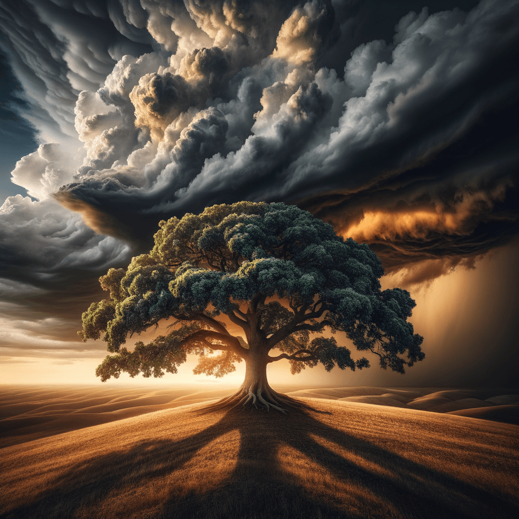 El roble más fuerte del bosque no es el que está protegido de la tormenta, sino el que se encuentra a la intemperie, expuesto a todos los vientos del cielo. — Napoleon Hill