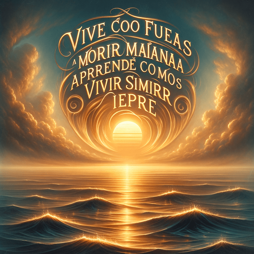 Live as if you were to die tomorrow. Learn as if you were to live forever. — Mahatma Gandhi