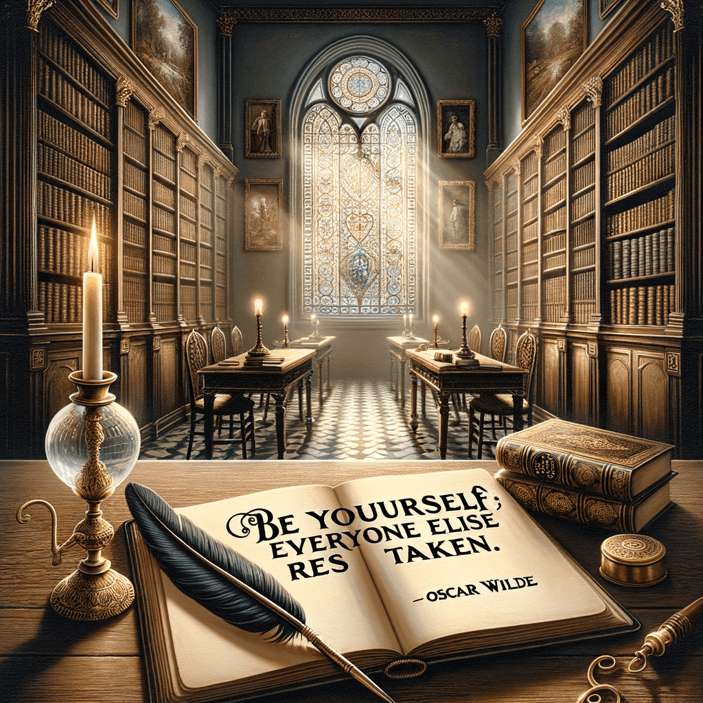 Sé tú mismo; los demás ya están ocupados. - Oscar Wilde