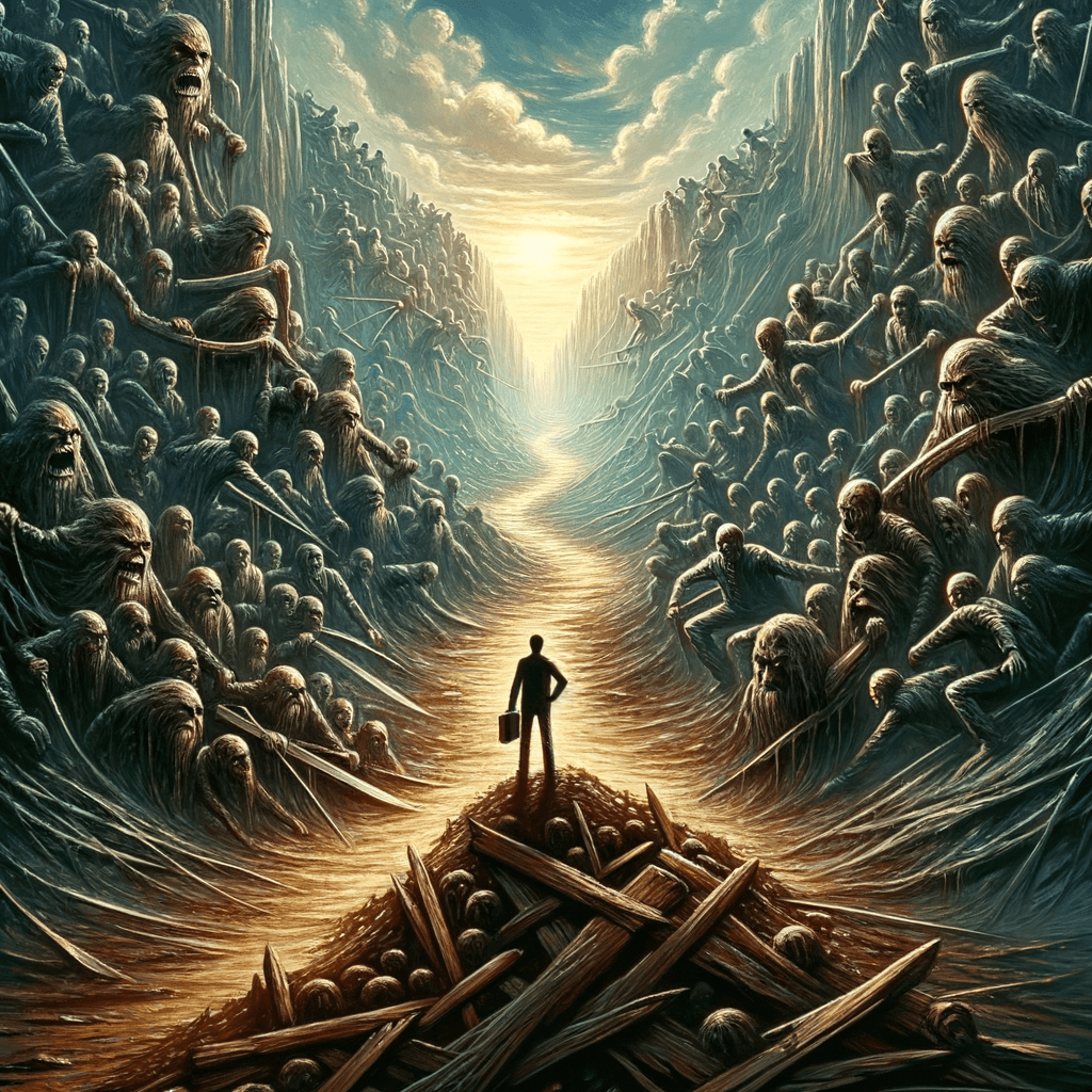 El éxito no se mide por lo que logras, sino por la oposición que has encontrado y el coraje con el que has mantenido la lucha contra probabilidades abrumadoras. — Orison Swett Marden