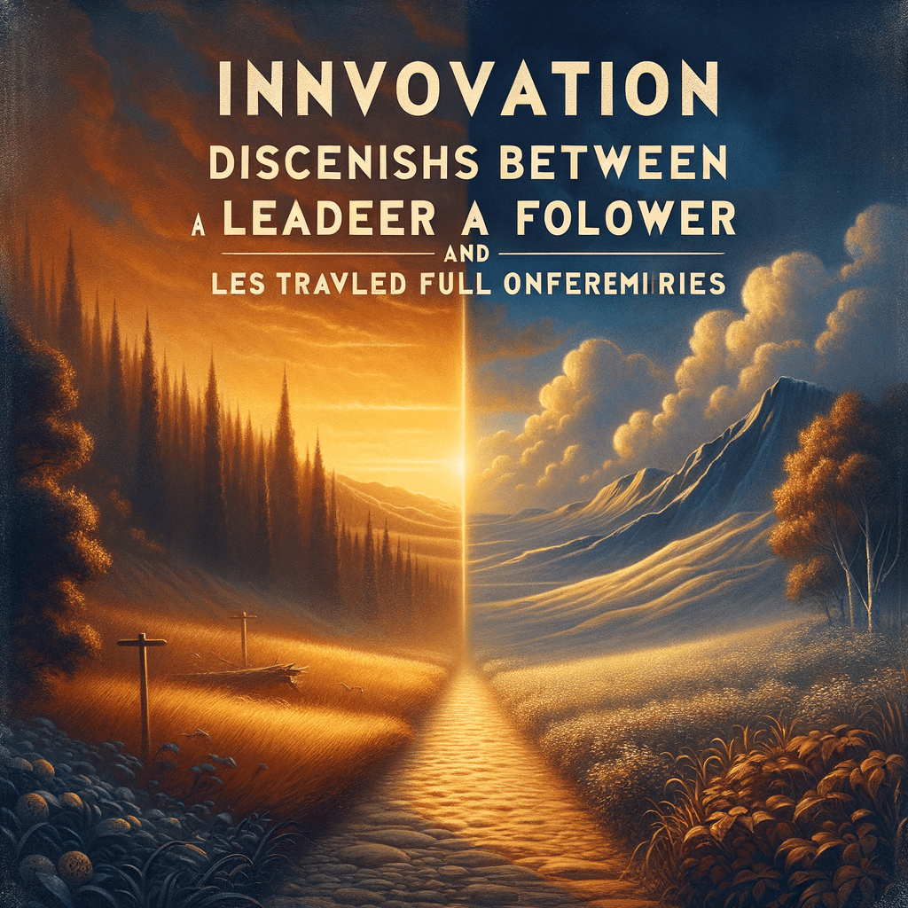 La innovación distingue a un líder de un seguidor. — Steve Jobs