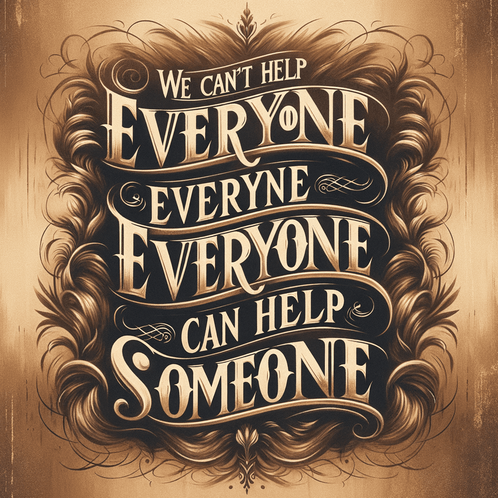 No podemos ayudar a todos, pero todos pueden ayudar a alguien. — Ronald Reagan