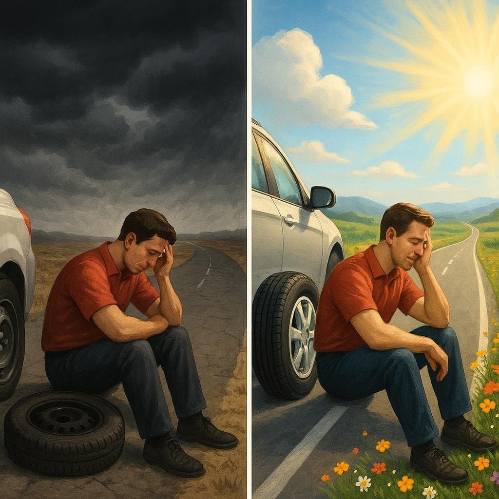 A bad attitude is like a flat tire—you can’t go anywhere until you change it. — Joyce Meyer