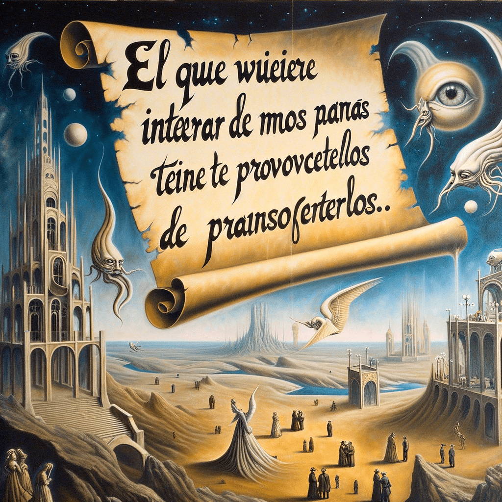 He who wants to interest others must provoke them. - Salvador Dalí