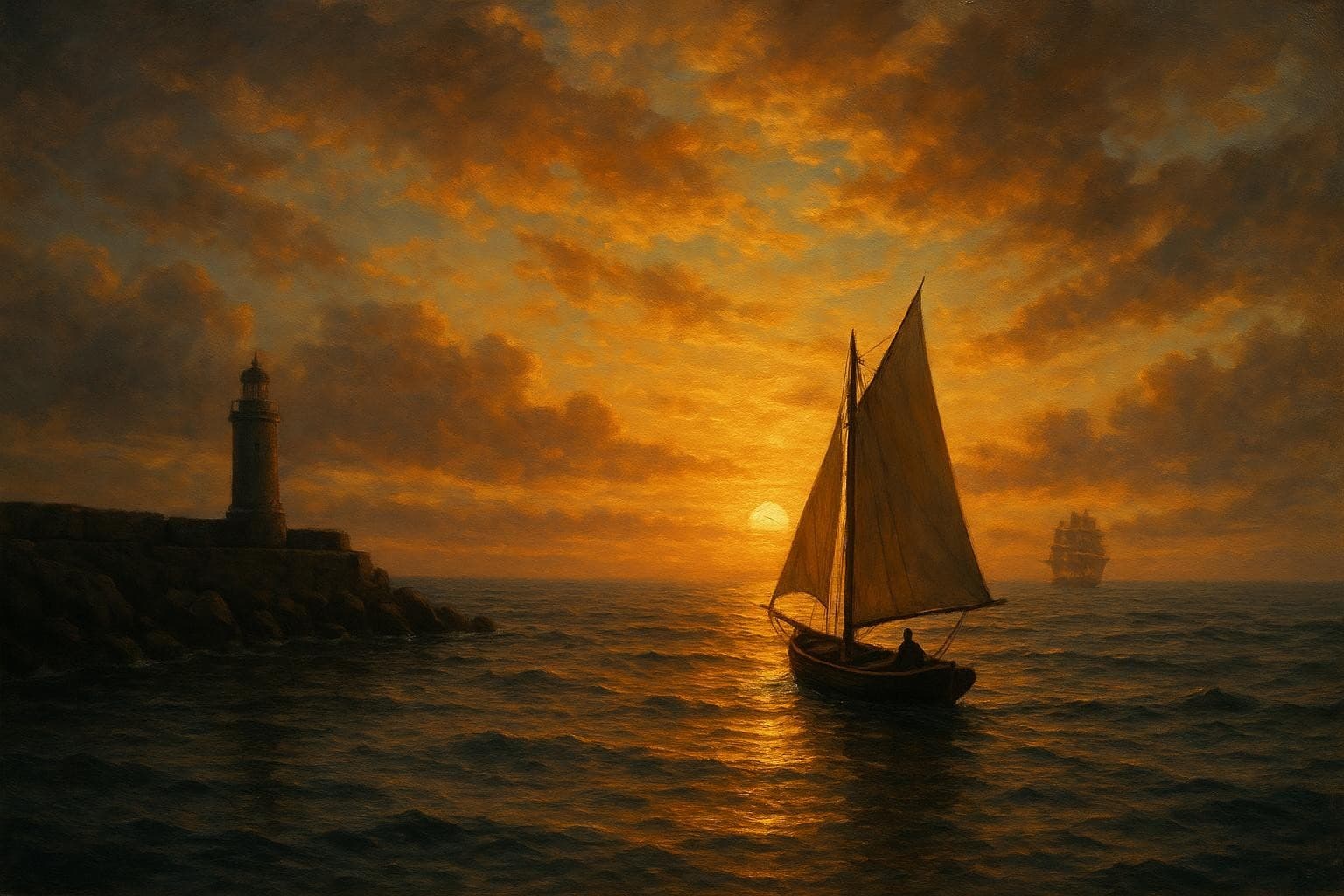 No sueñes con que tu barco llegue, sino sueña con salir a su encuentro. — Leigh Hunt