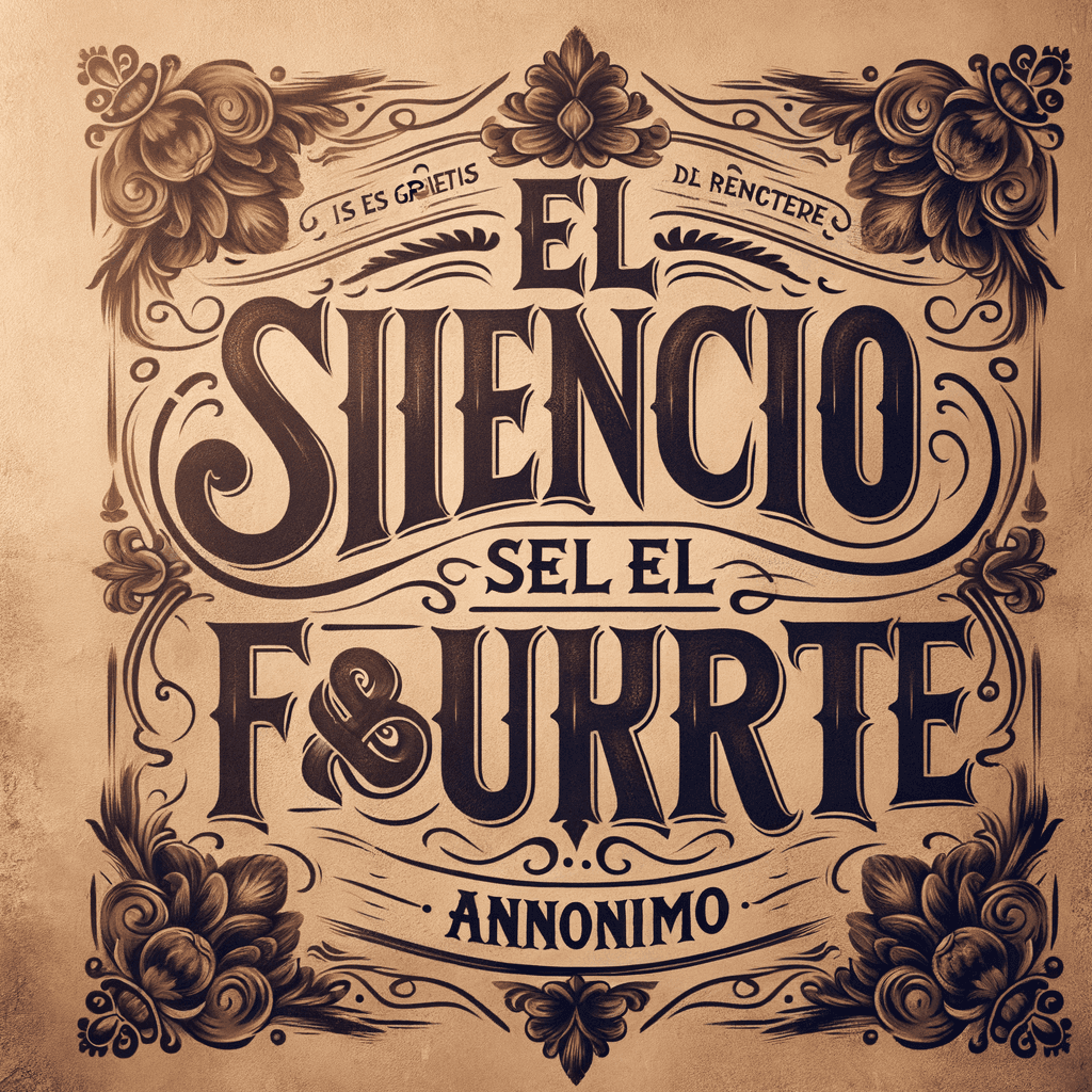 El Silencio es el Grito Más Fuerte - Anónimo El silencio es el grito más fuerte. - Anónimo