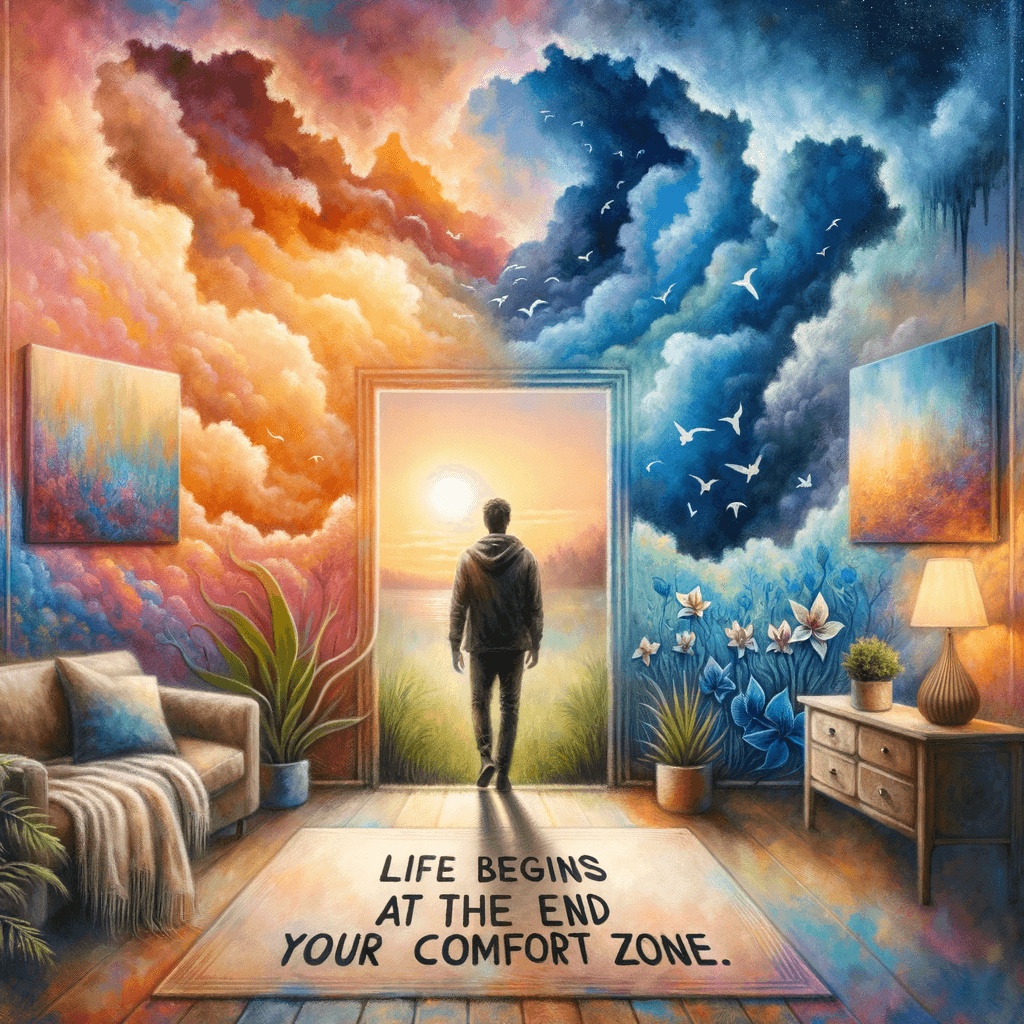 La vida comienza al final de tu zona de confort. — Neale Donald Walsch