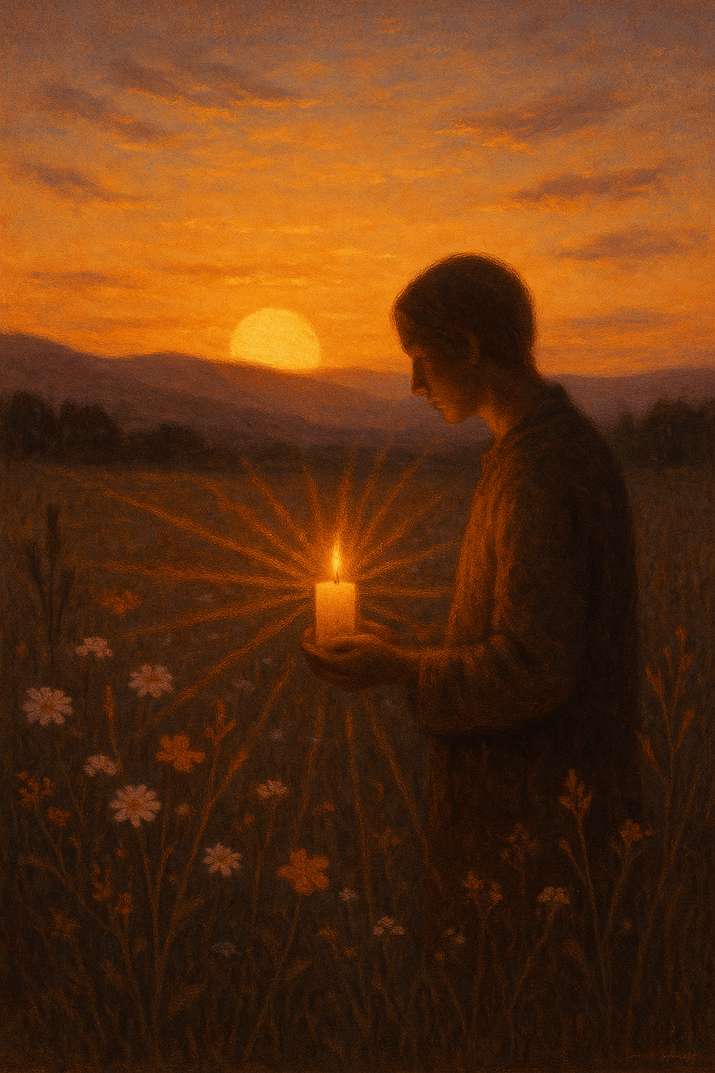 以希望之光驱散心中的阴影 不要用你的心遮住阳光,而要点燃一支希望的蜡烛。—— 一行禅师