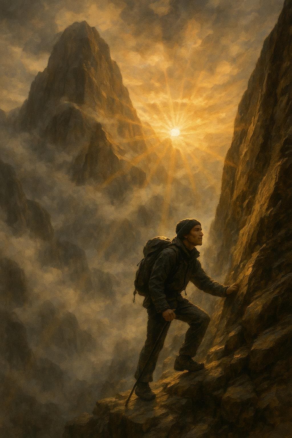 Asciende la montaña no para plantar tu bandera, sino para abrazar el desafío. — Anatoli Boukreev