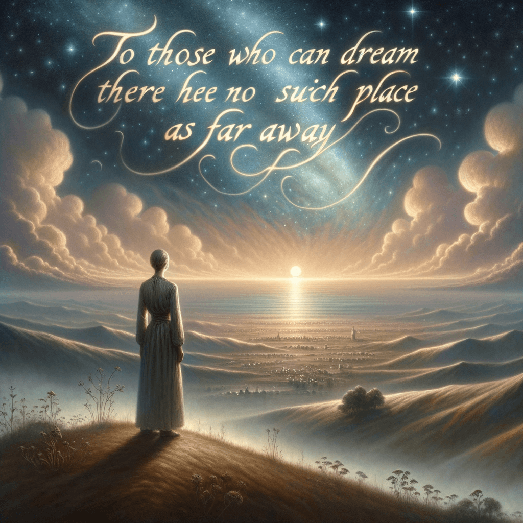 Para aquellos que pueden soñar, no hay un lugar tan lejano. — Antoine de Saint-Exupéry