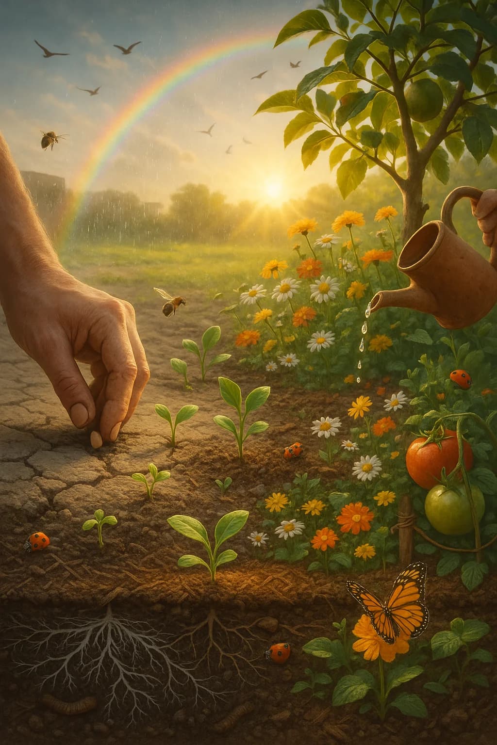 Plant hope like seeds and tend it with stubborn care. — Naomi Shihab Nye