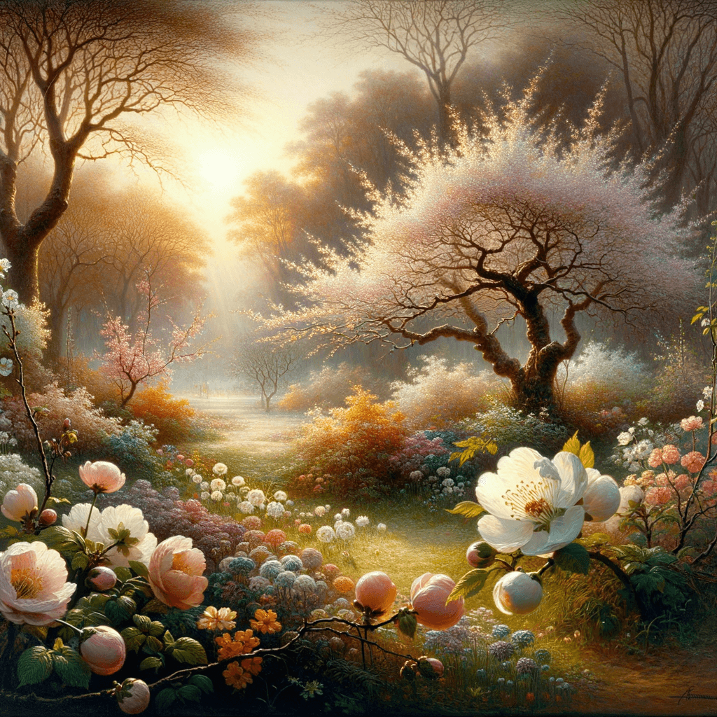 Flor por flor, la primavera comienza. — Algernon Charles Swinburne