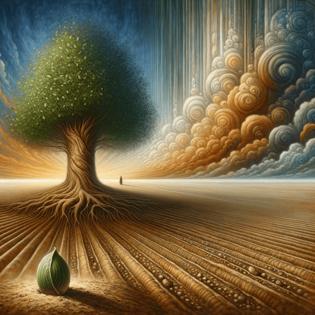 From a small seed, a mighty trunk may grow. — Aeschylus