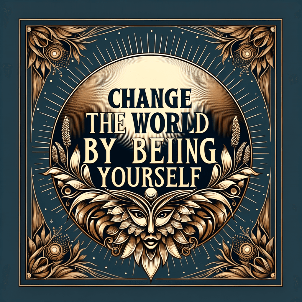 Cambia el mundo siendo tú mismo. — Amy Poehler, Estados Unidos.