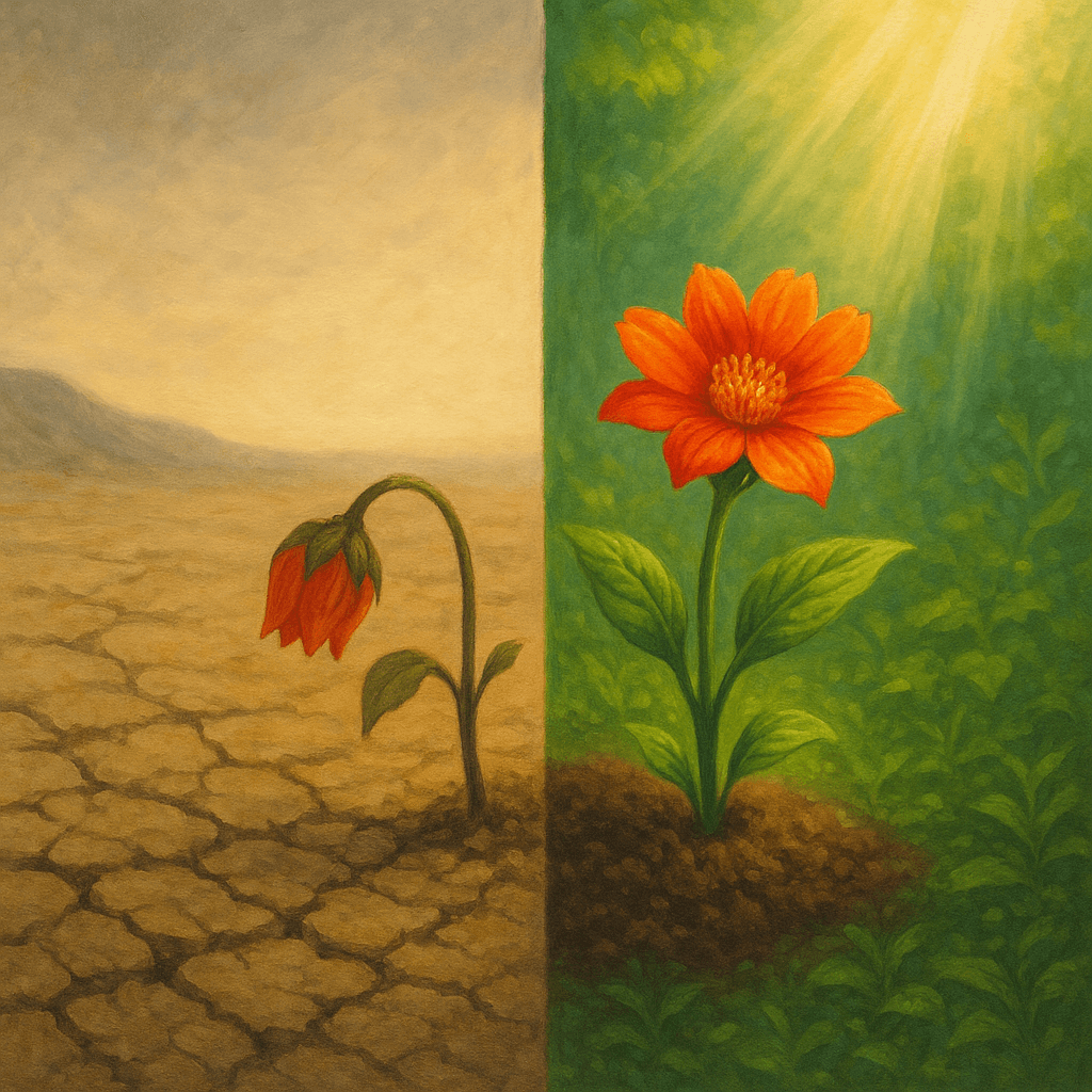 When a flower doesn’t bloom, you fix the environment in which it grows, not the flower. — Alexander Den Heijer