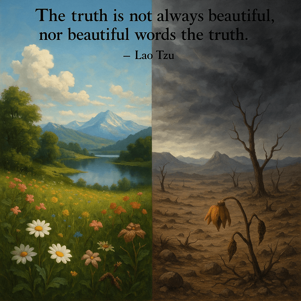 The truth is not always beautiful, nor beautiful words the truth. — Lao Tzu