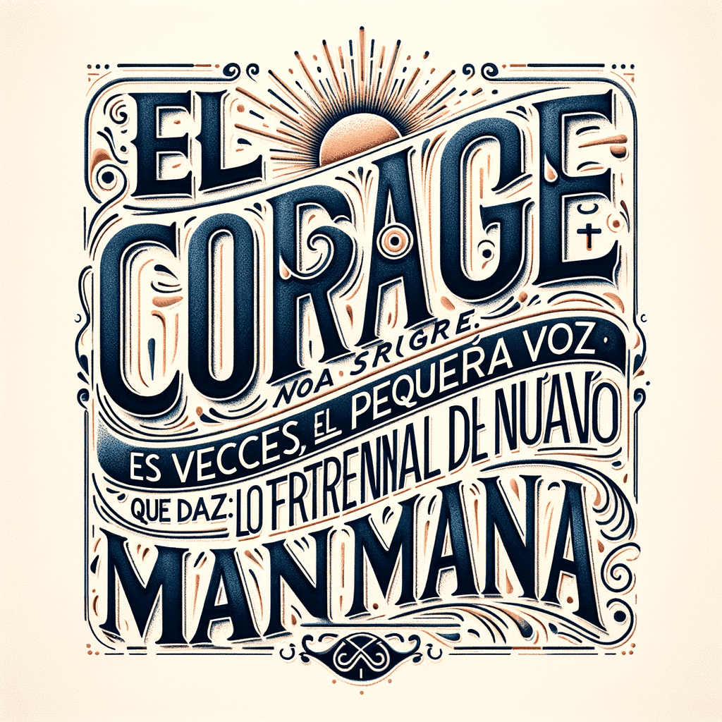 勇气并不总是咆哮。有时,勇气是一天结束时那细小的声音在说:'明天我会再试一次。'