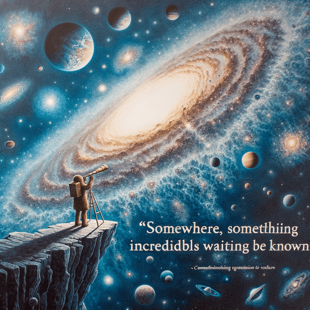 En algún lugar, algo increíble está esperando ser conocido. - Carl Sagan