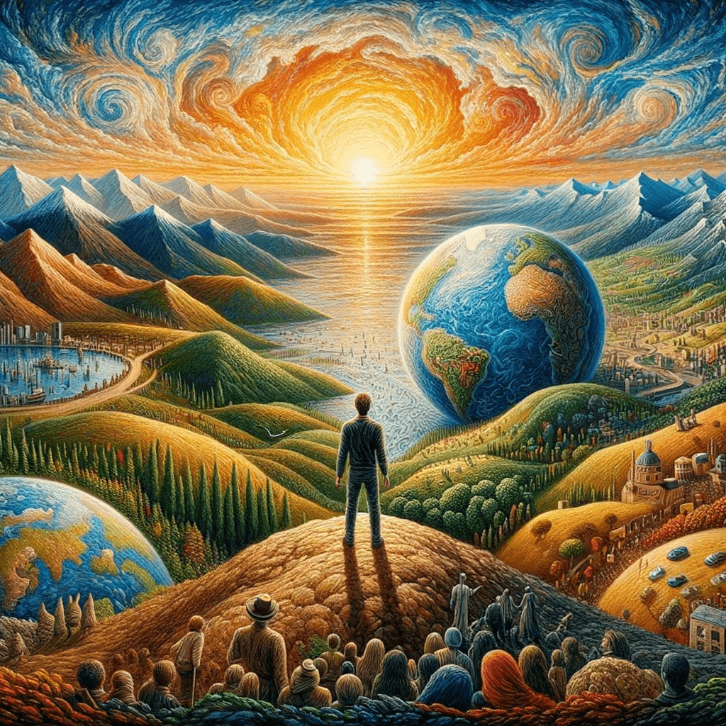 愿你的眼界放眼世界,而不是局限于自身。——巴哈欧拉