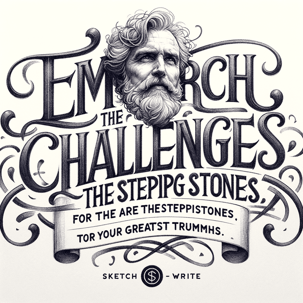 Acepta los desafíos, porque son los peldaños hacia tus mayores triunfos.
— Alex Kingston