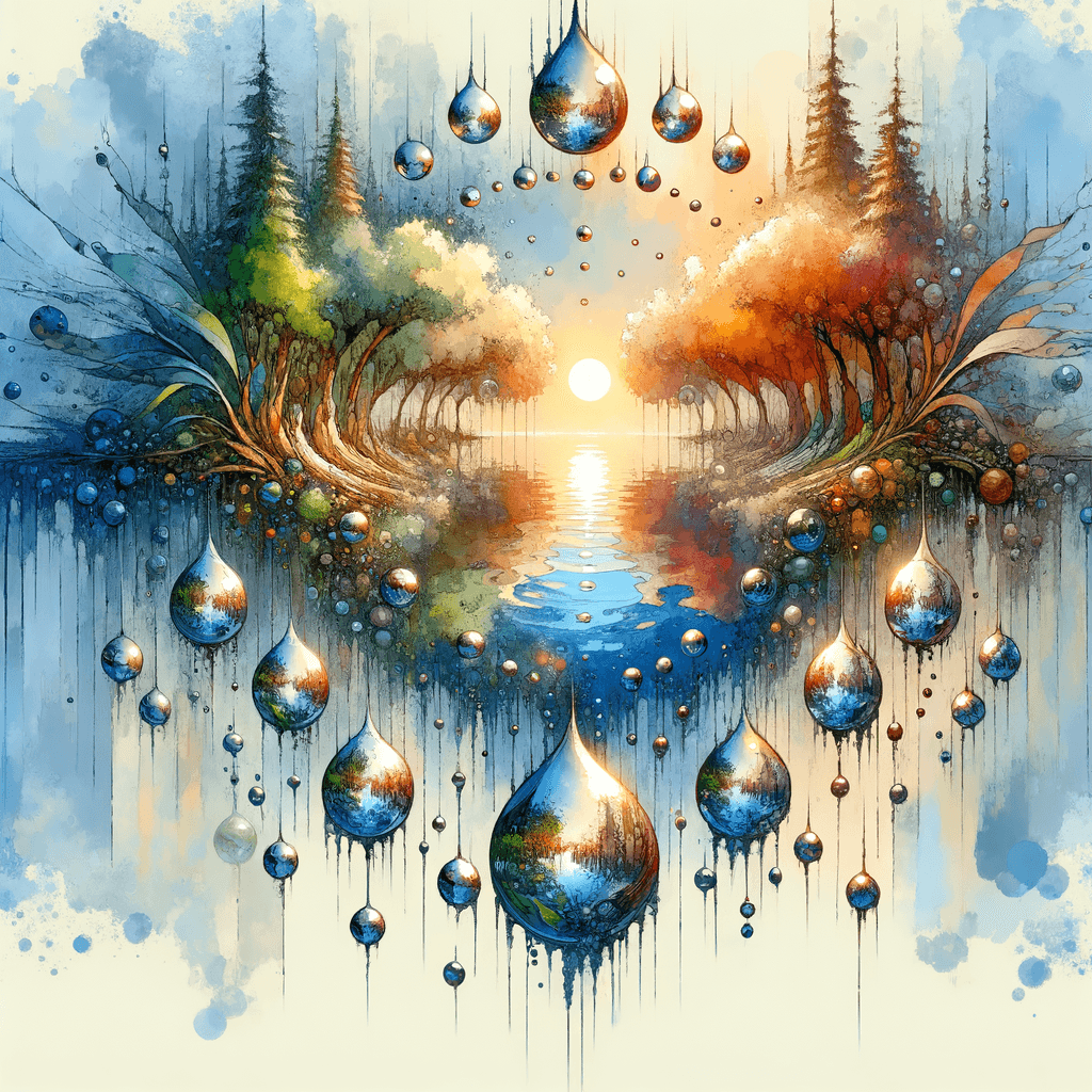 Cada gota de agua refleja un mundo en miniatura, esperando a que lo descubras.