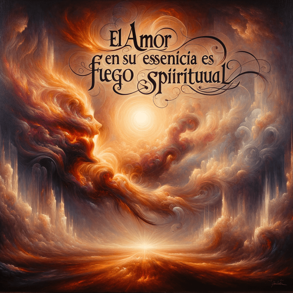 El amor en su esencia es fuego espiritual. - Séneca