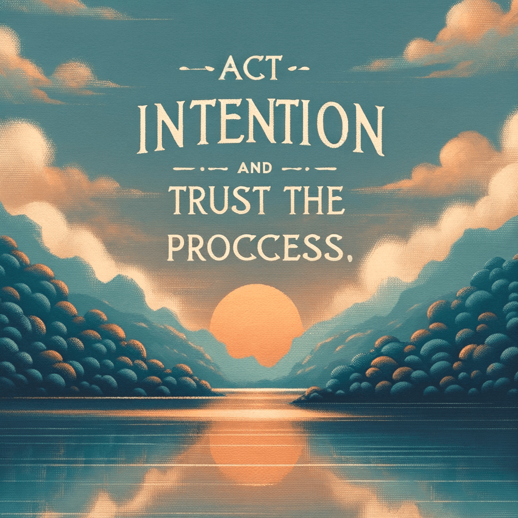 Actúa con intención y confía en el proceso. — Iyanla Vanzant