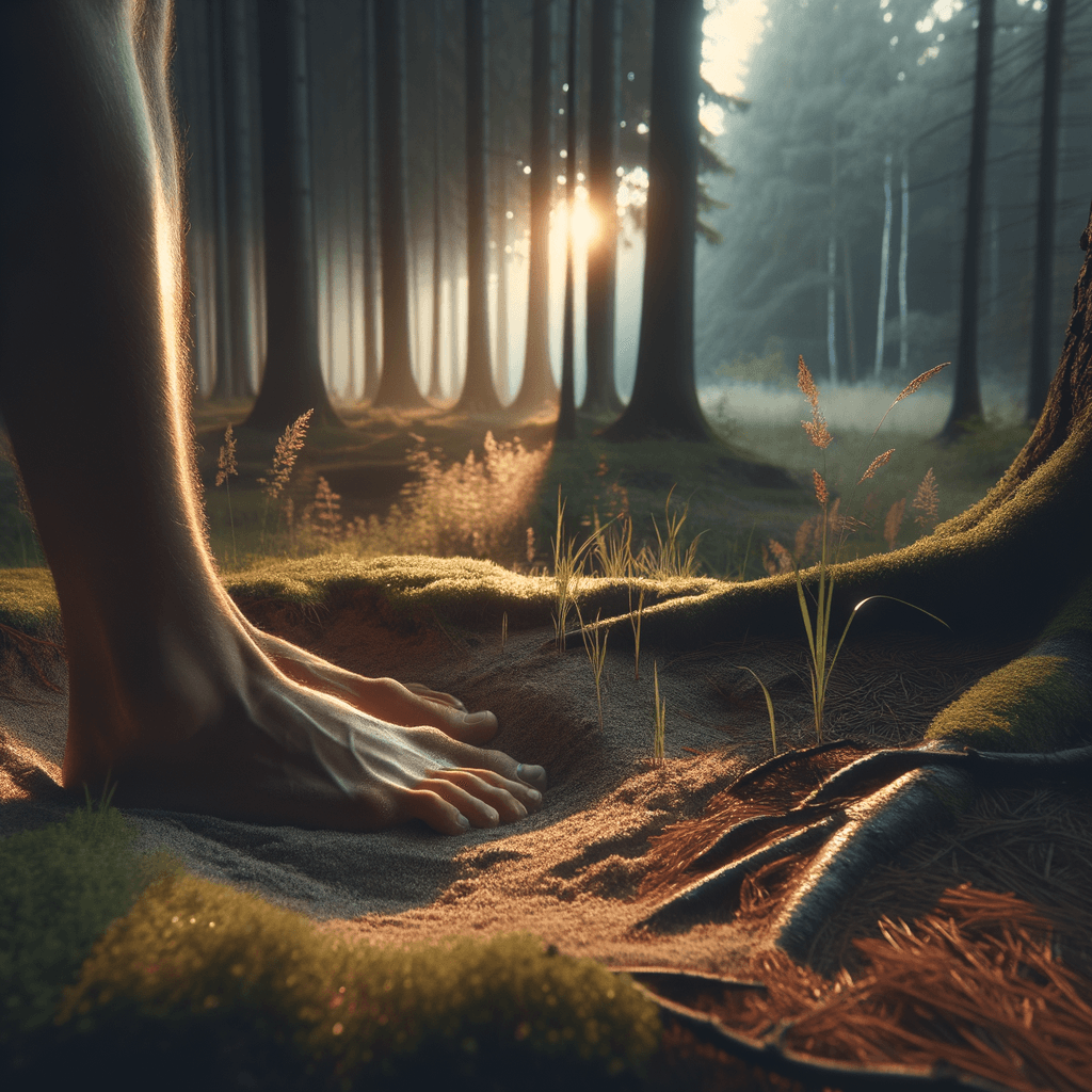 The foot feels the foot when it feels the ground. — Buddha