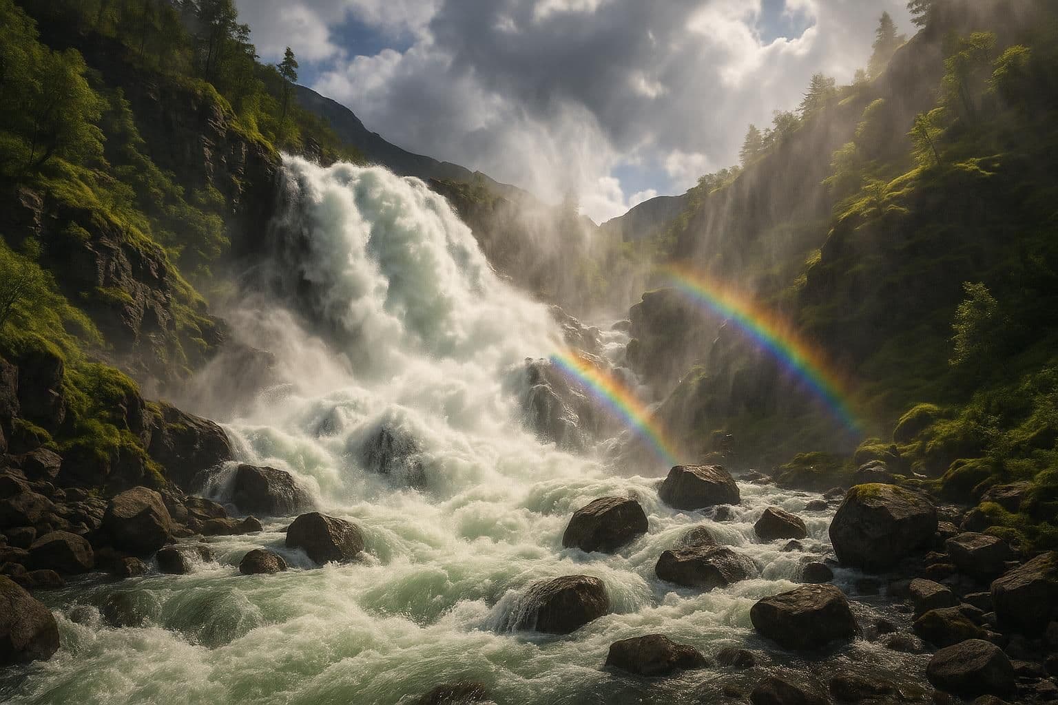 In action, be like a mighty torrent crashing down the mountain. — Miyamoto Musashi