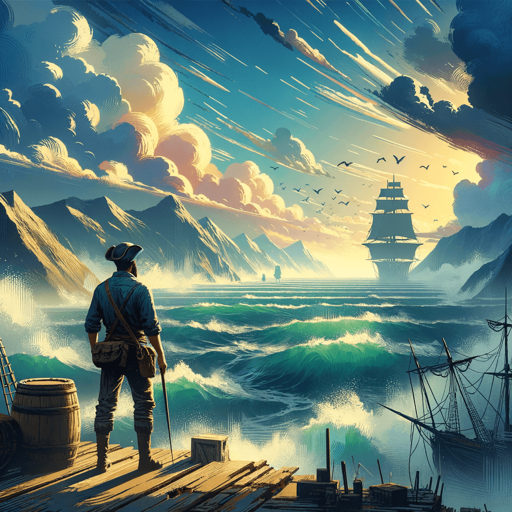 El hombre no puede descubrir nuevos océanos a menos que tenga el coraje de perder de vista la costa. — André Gide