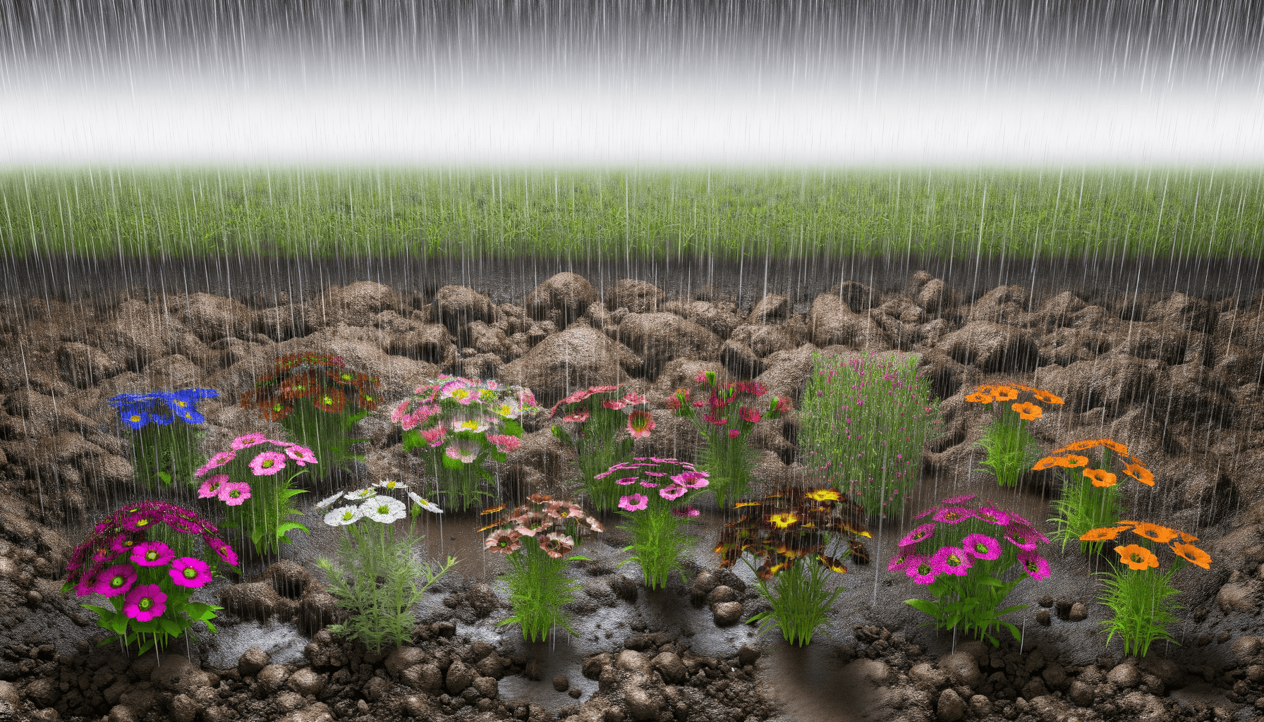 没有雨,就不会有花——非洲谚语 如果没有雨,就不会有花。——非洲谚语