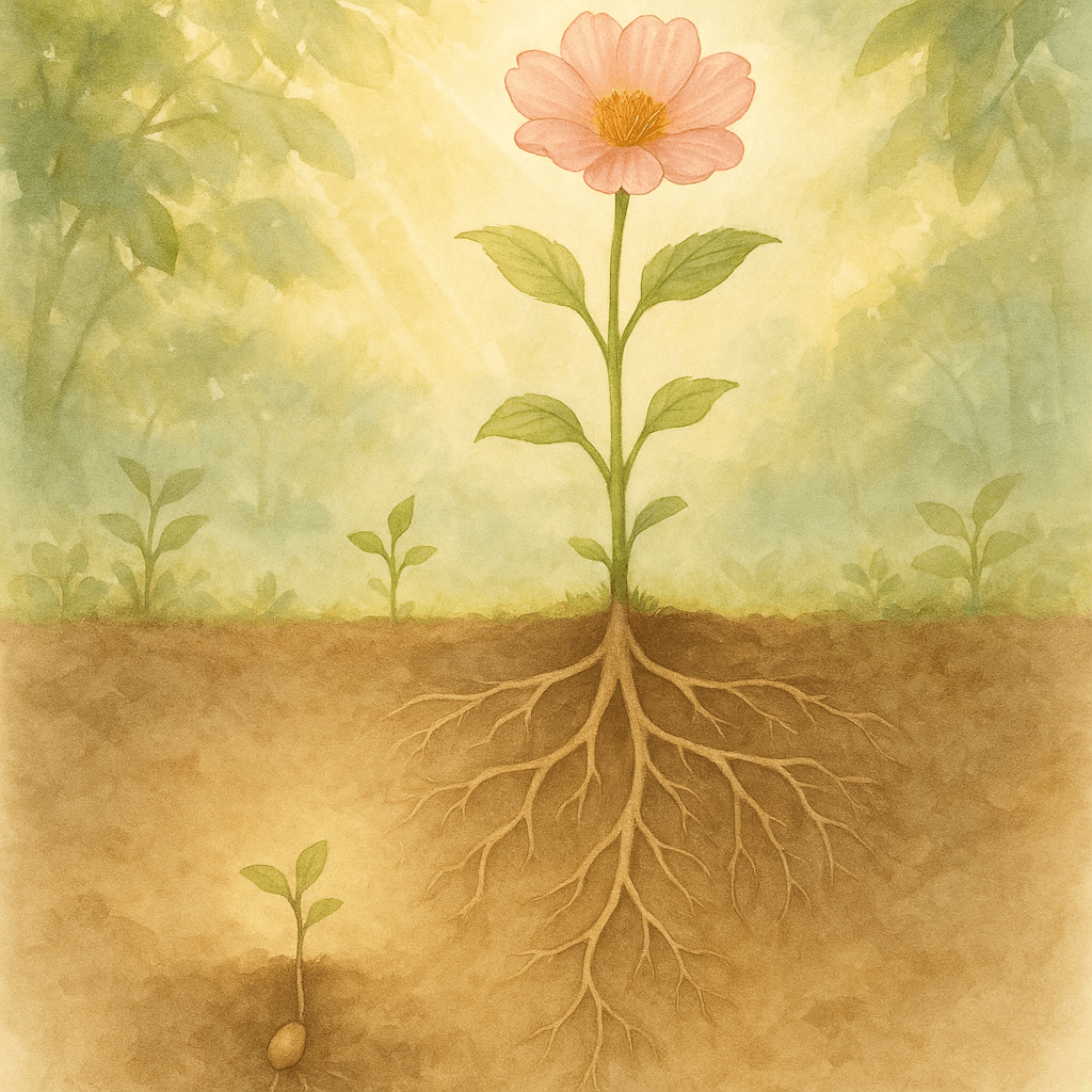 La Fuerza Que Surge del Silencio y la Paciencia La verdadera fuerza florece en silencio desde las semillas de la paciencia. — Thich Nhat Hanh