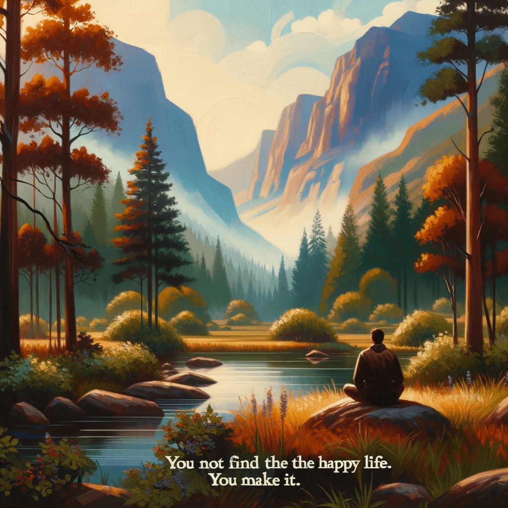 No encuentras la vida feliz. La haces. — Camilla Eyring Kimball