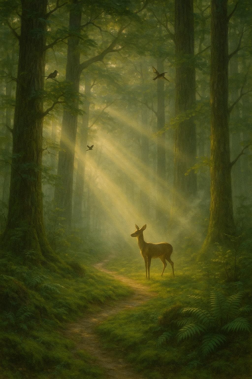 The forest is not silent; it teaches patience. — Bashō