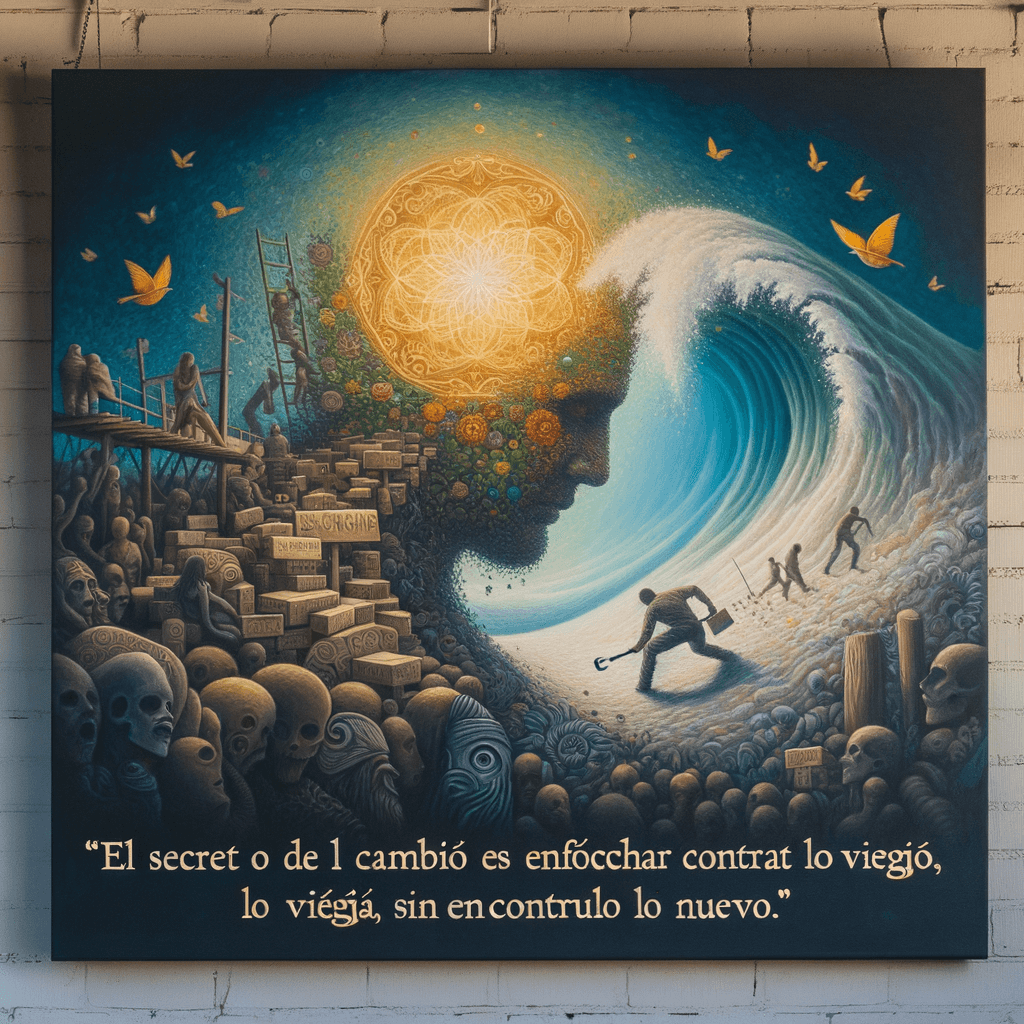 The secret of change is to focus all your energy not on fighting the old, but on building the new.