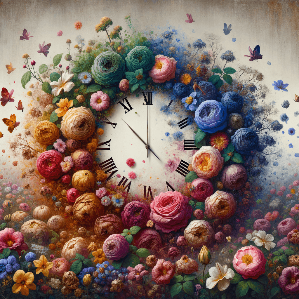 每一朵花的凋零,都是时间的轻叹。