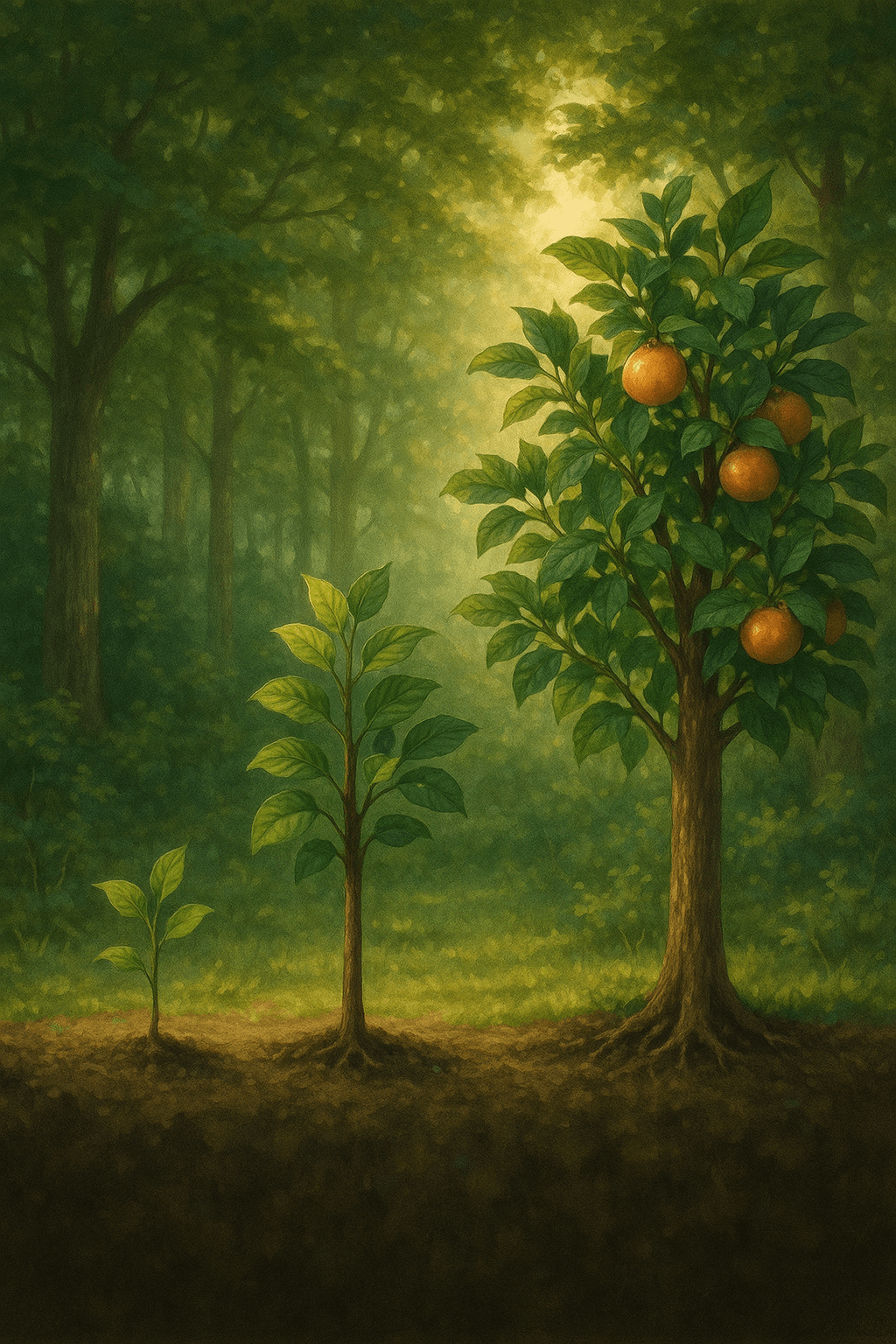 Los árboles que crecen despacio dan los mejores frutos. — Molière