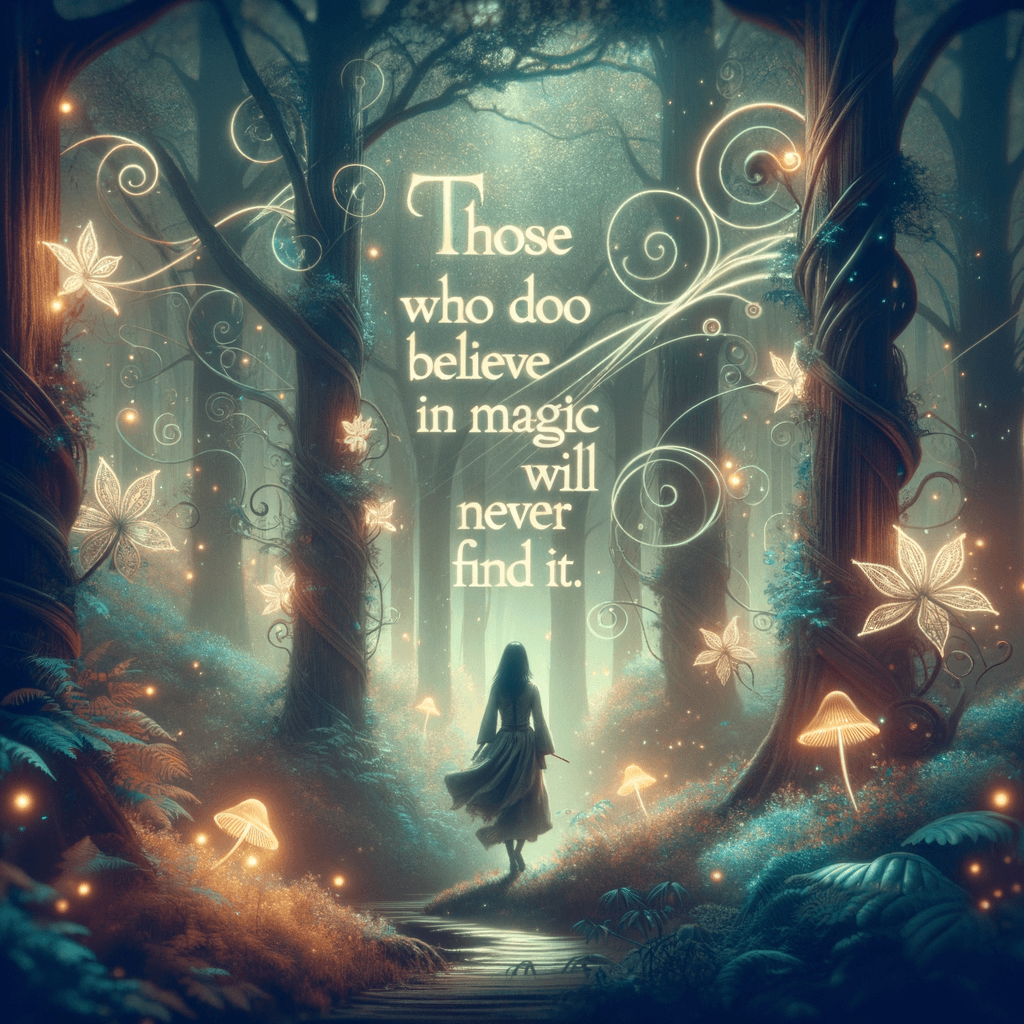Those who do not believe in magic will never find it. — Roald Dahl, United Kingdom.