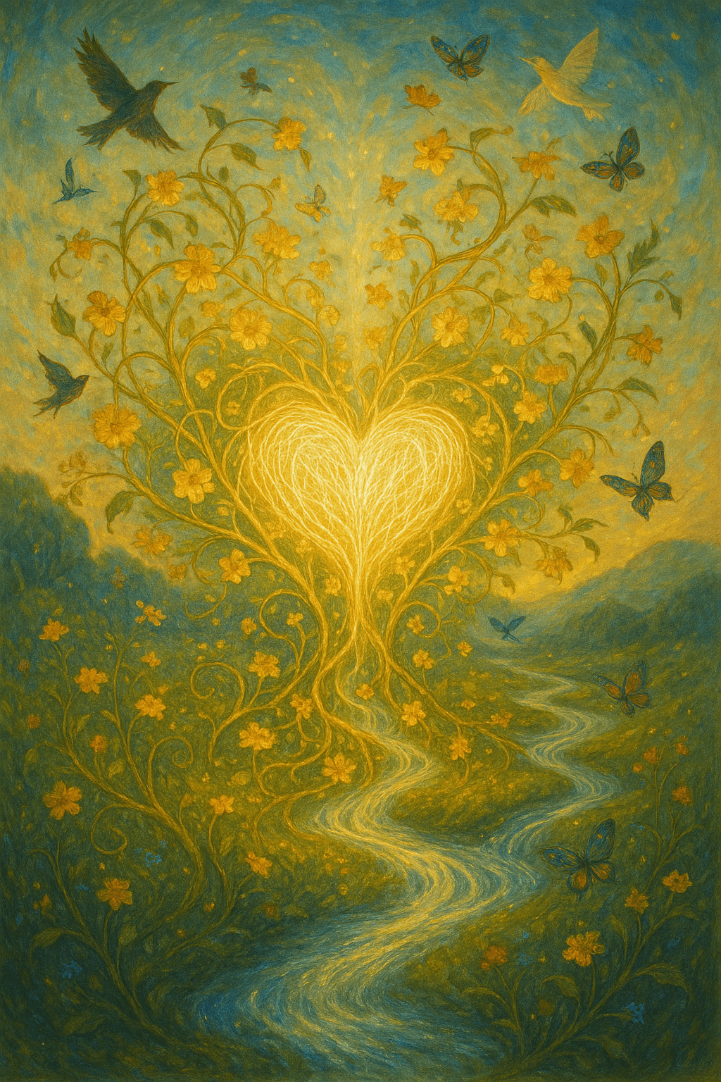 The heart is the thousand-stringed instrument of the soul. — Hafiz