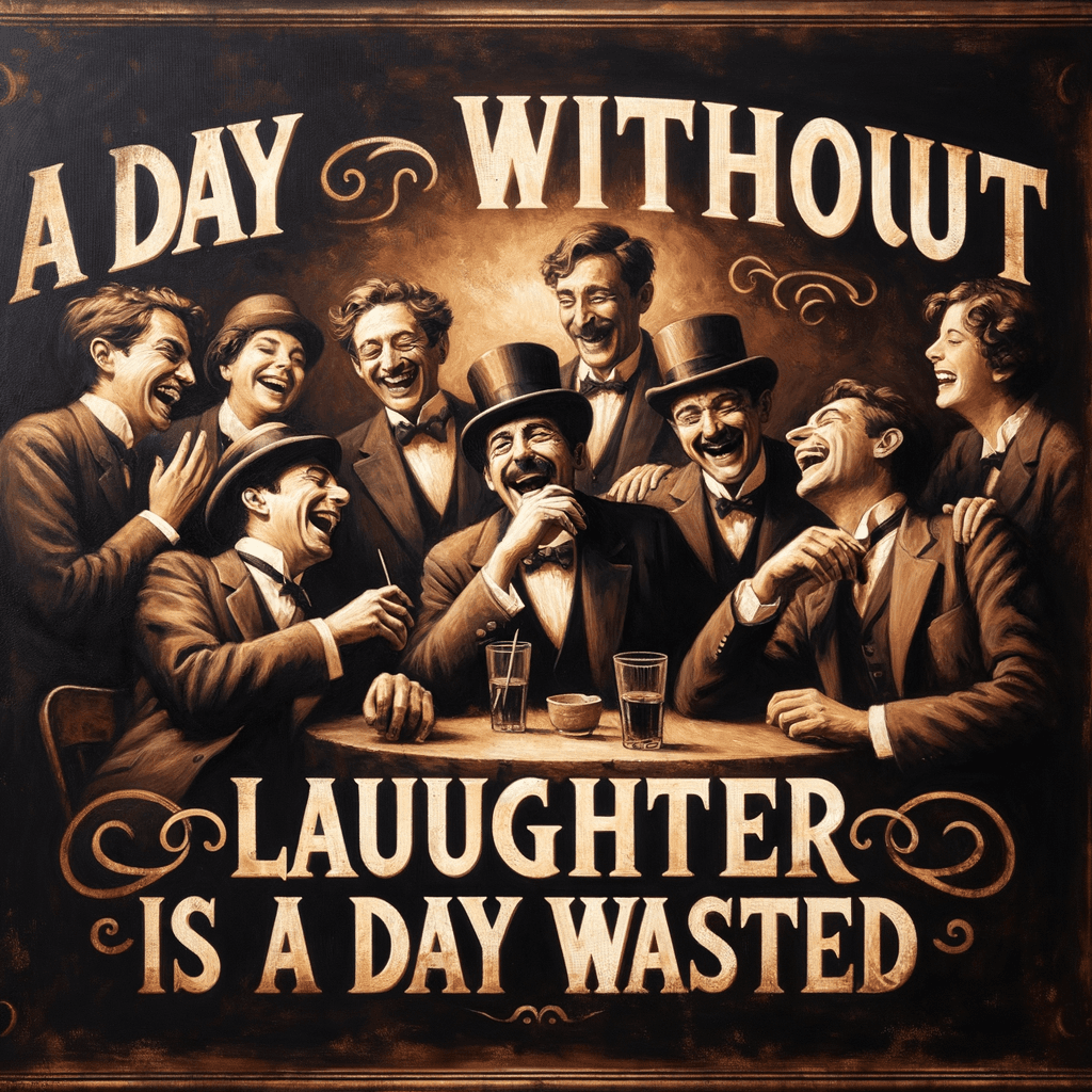 Un día sin reír es un día perdido. - Charles Chaplin