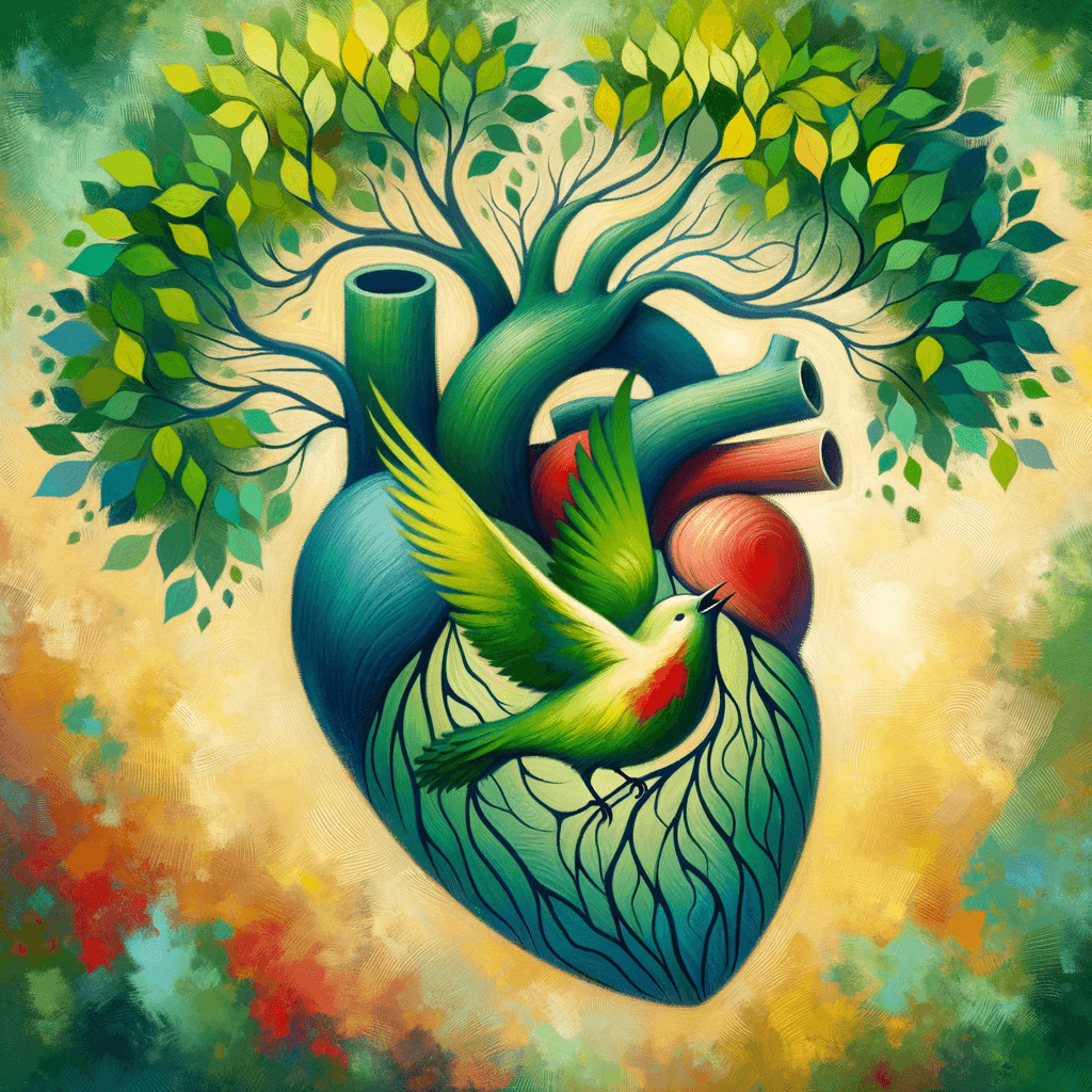 Guarda un árbol verde en tu corazón y quizás un pájaro cantante vendrá.