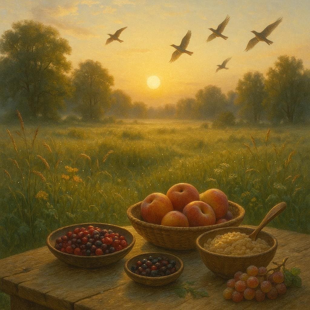 When you arise in the morning give thanks for the food and for the joy of living. — Tecumseh