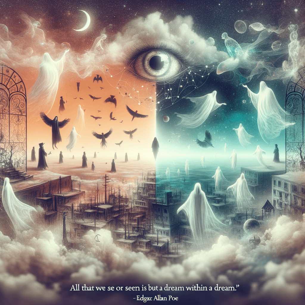 Todo lo que vemos o parecemos es solo un sueño dentro de un sueño. - Edgar Allan Poe