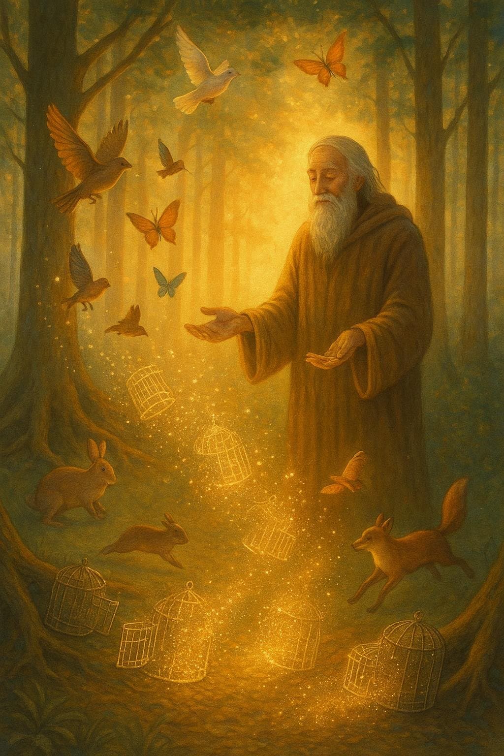 El hombre pequeño construye jaulas para todos los que conoce; el sabio, que es libre, los libera a todos. — Lin Yutang