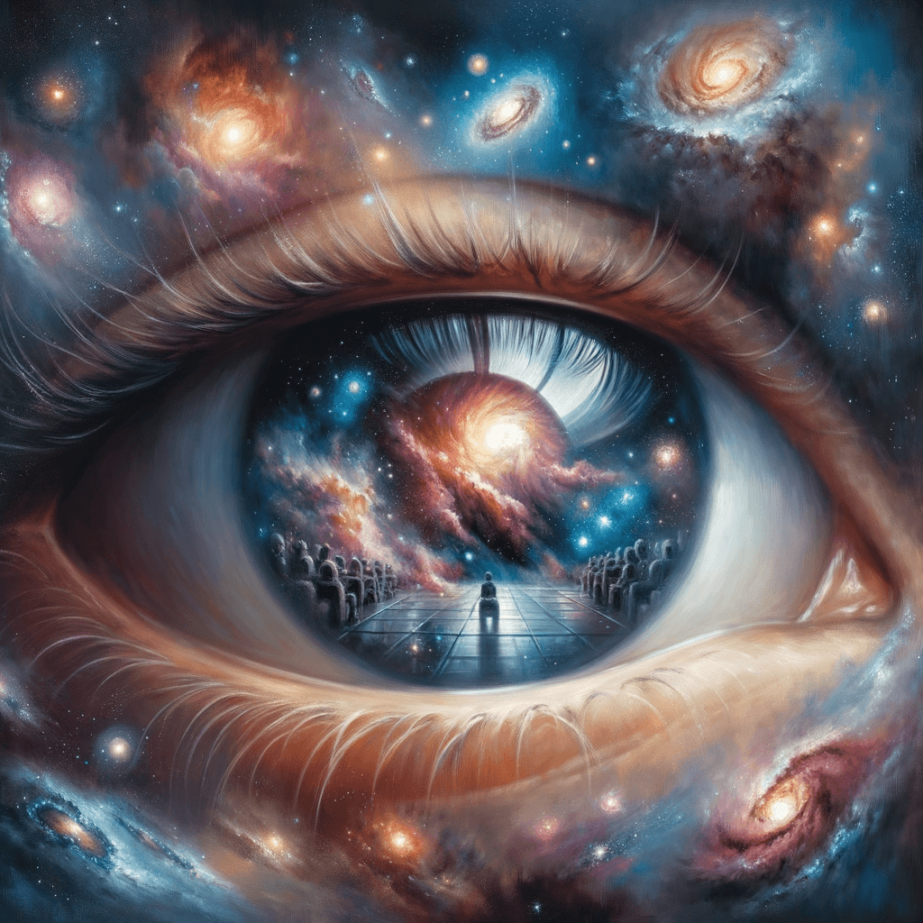 The beauty of the universe is not in the stars, but in the eyes that observe them.
