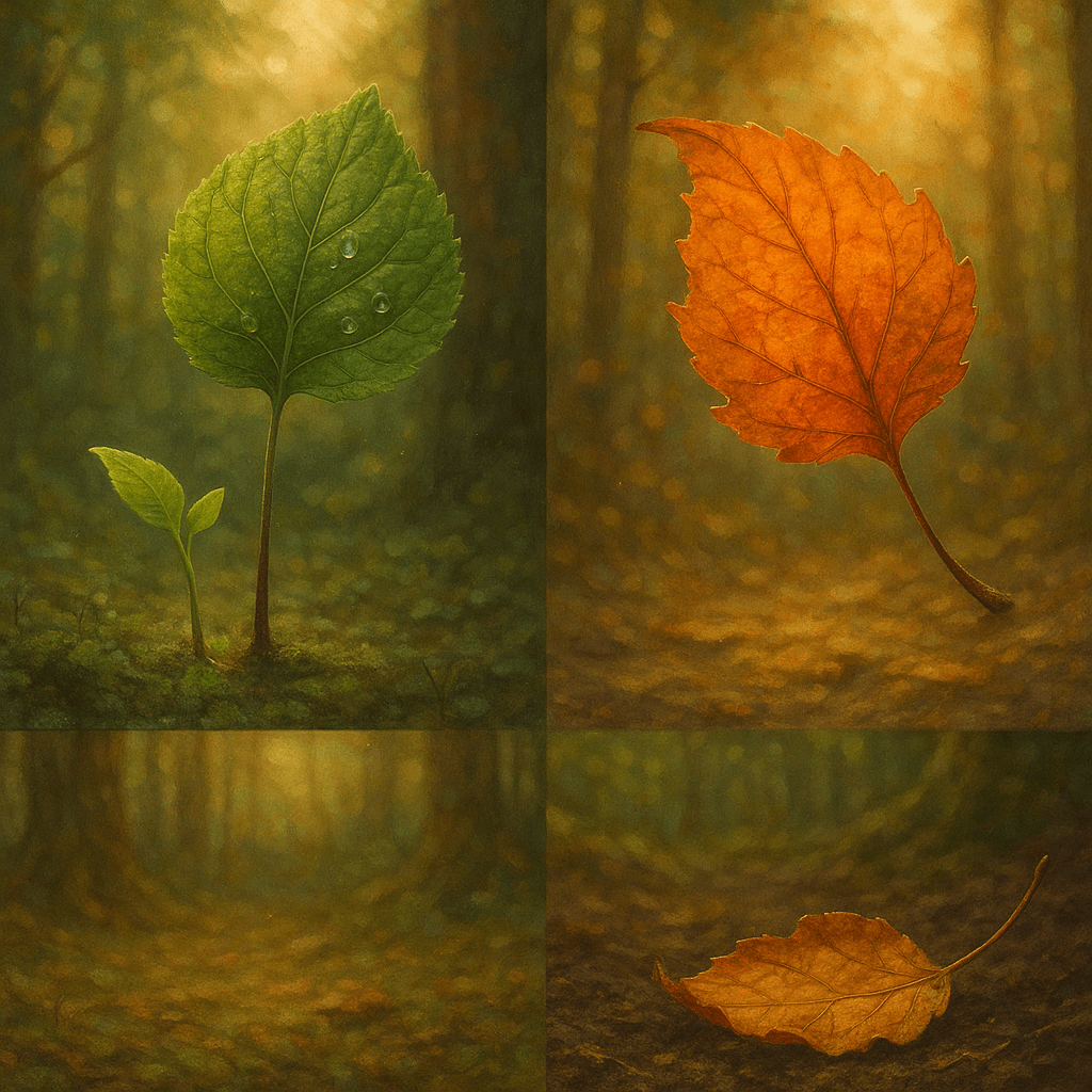 A leaf does not wither until it has fulfilled its purpose. — African Proverb