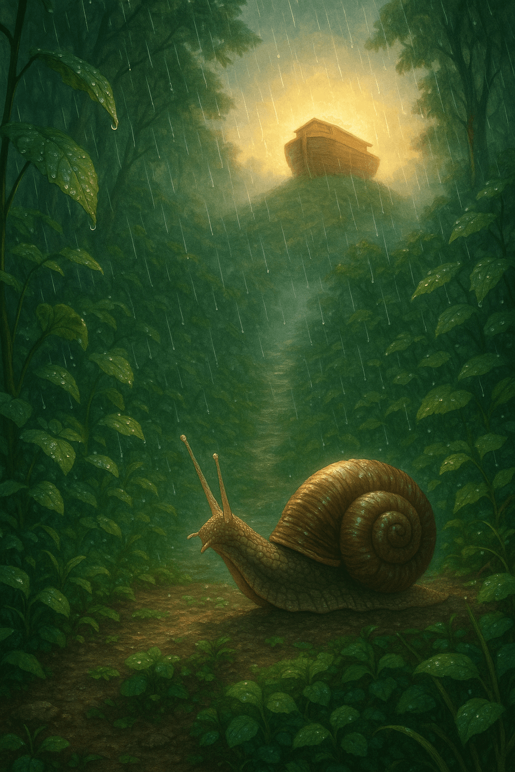 Al perseverar, el caracol llegó al arca. — Charles Spurgeon