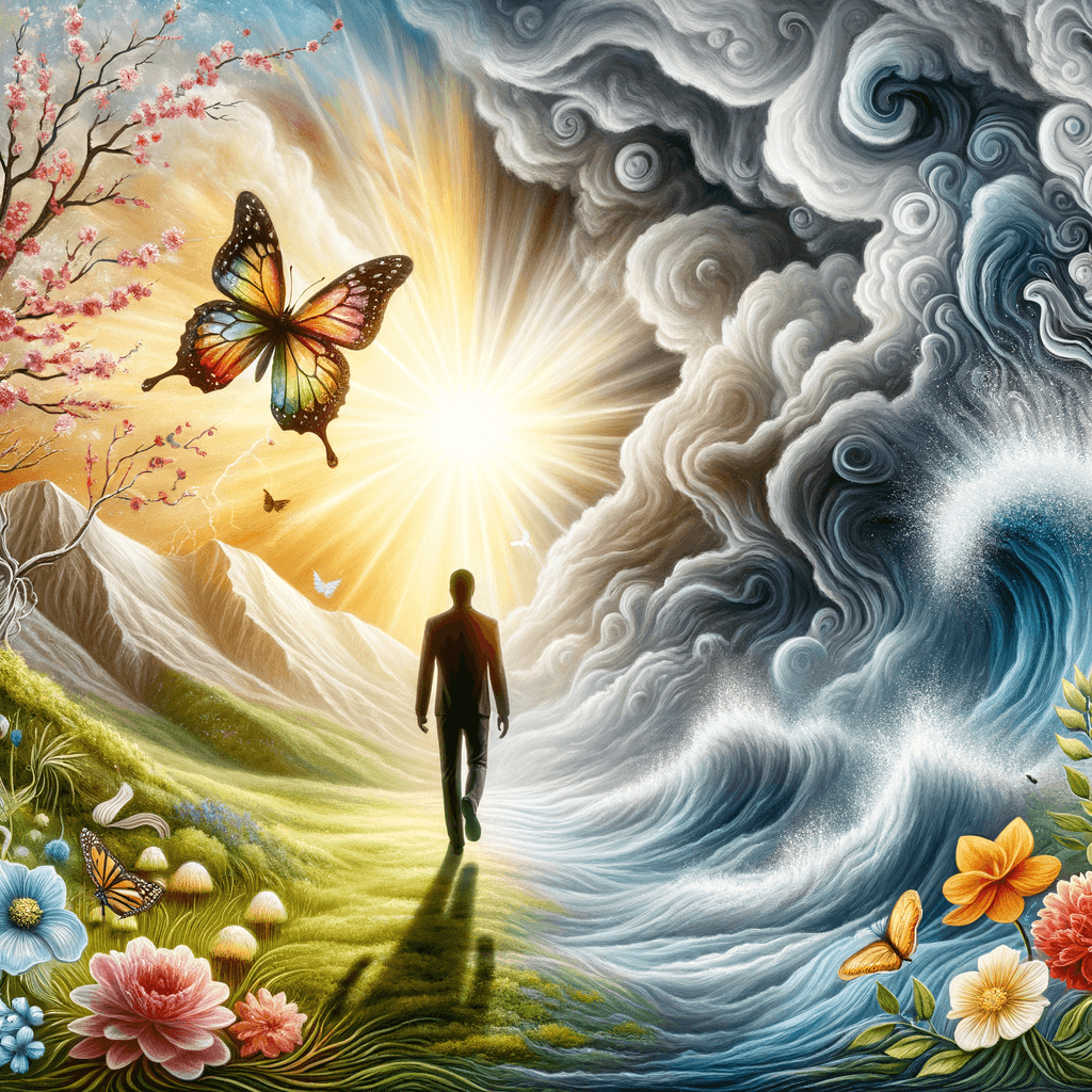 Cuando salgas de la tormenta, no serás la misma persona que entró. — Haruki Murakami