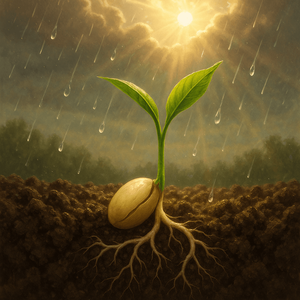 伟大的种子沉睡着,直到被决心浇灌。——村上春树