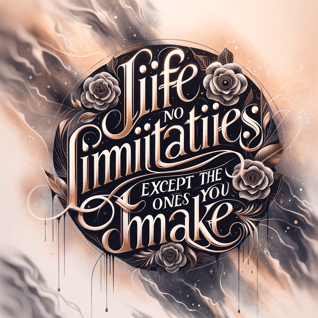 La vida no tiene limitaciones, excepto las que tú mismo te pones. — Les Brown, Estados Unidos.